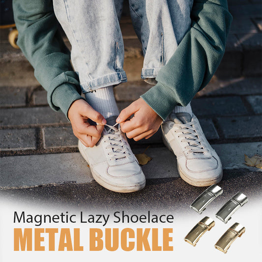 Cordón magnético Lazy Hebilla de metal